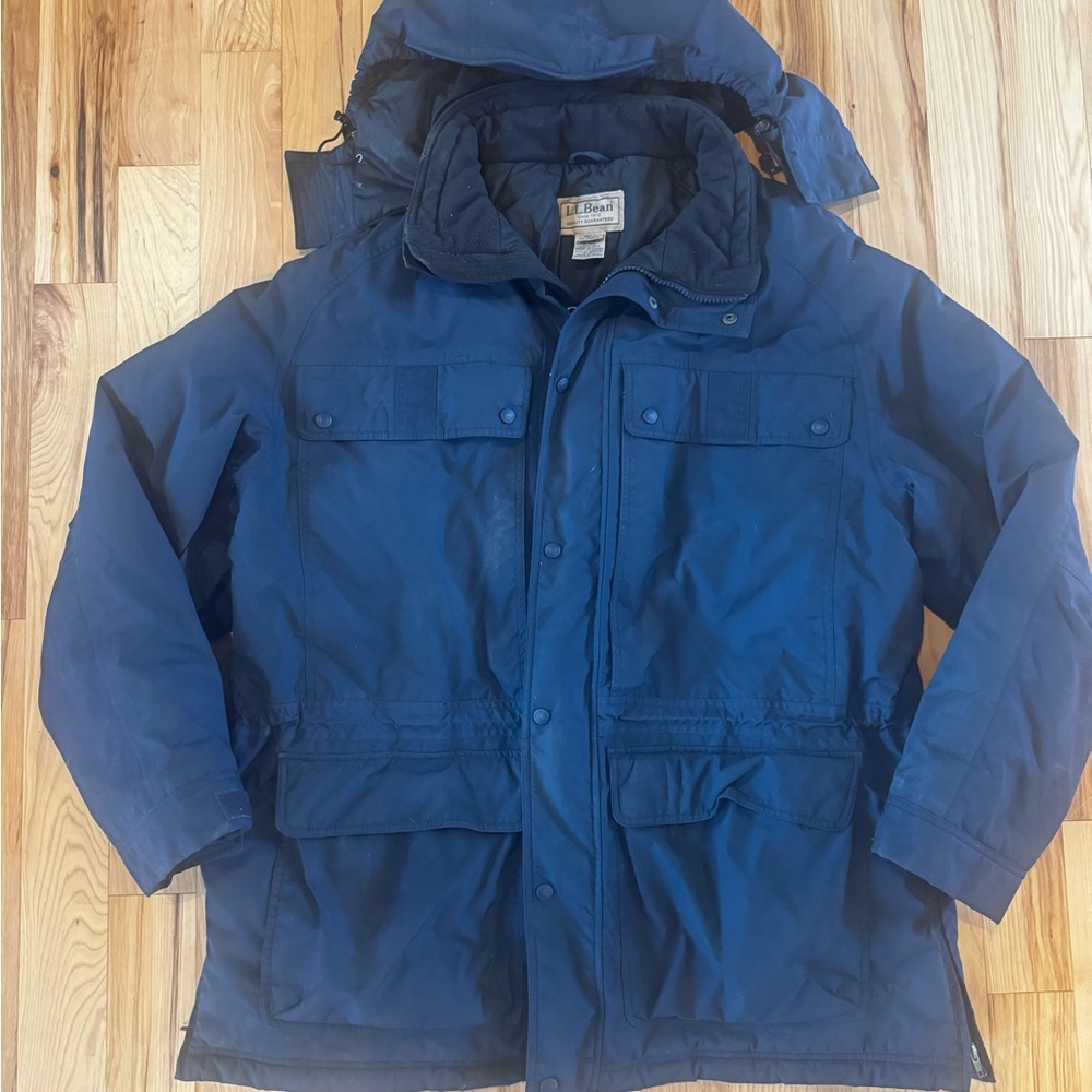 L.L. Bean Black Quilted Jacket